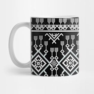 black and white Mug